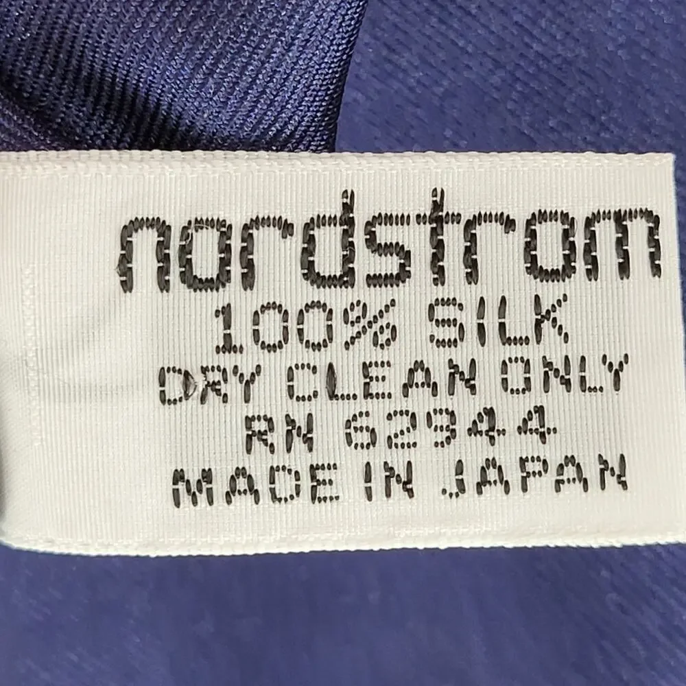 Nordstrom Luxe Floral Silk Tassel Scarf Bold Statement Vintage‎ Couture Print